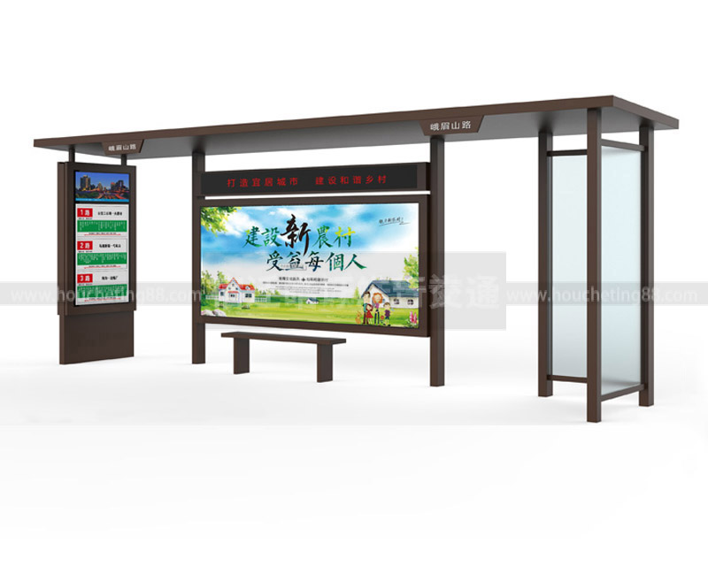 公交站候車(chē)亭